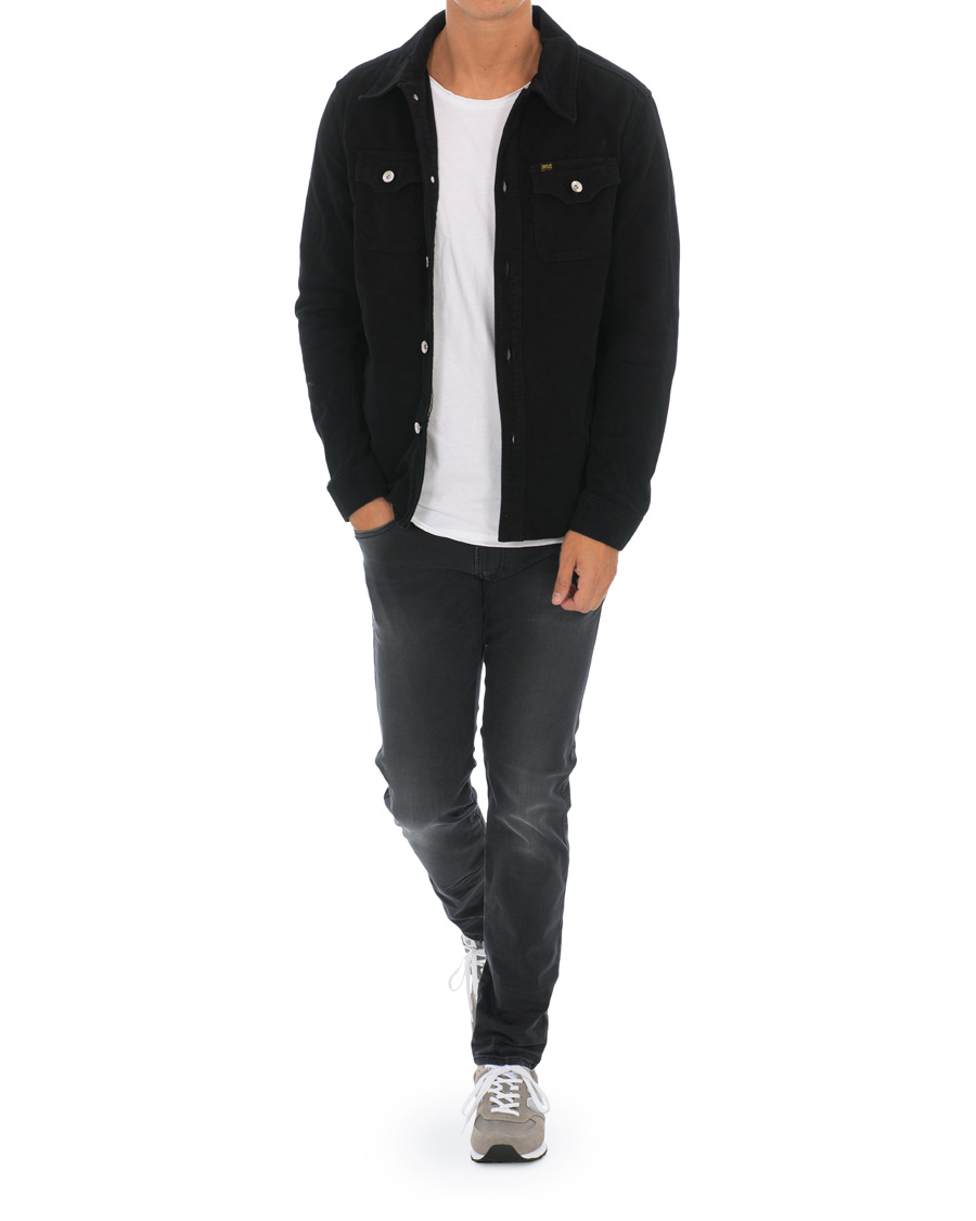 Herre | Jakker | Tiger of Sweden Jeans | Get Moleskin Denim Jacket Black