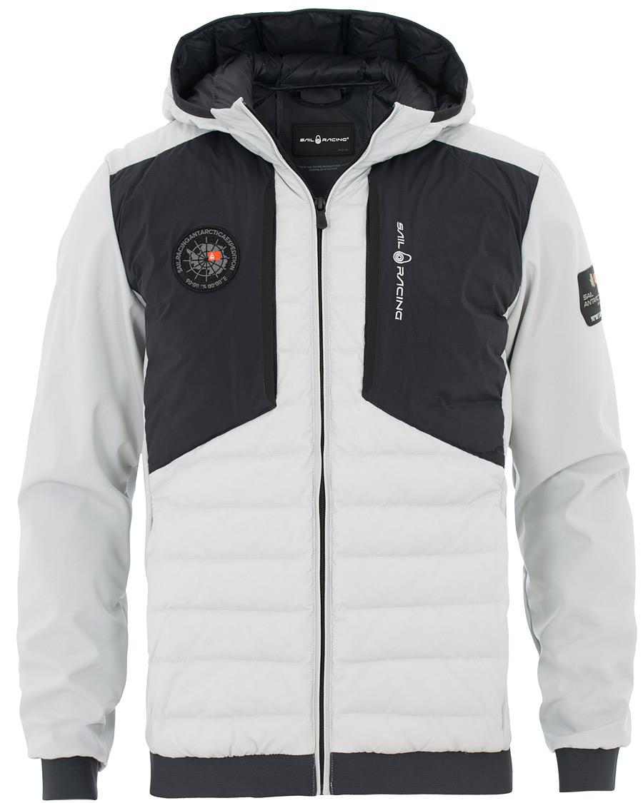 Herre | Jakker | Sail Racing | Antarctica Hybrid Hooded Jacket White