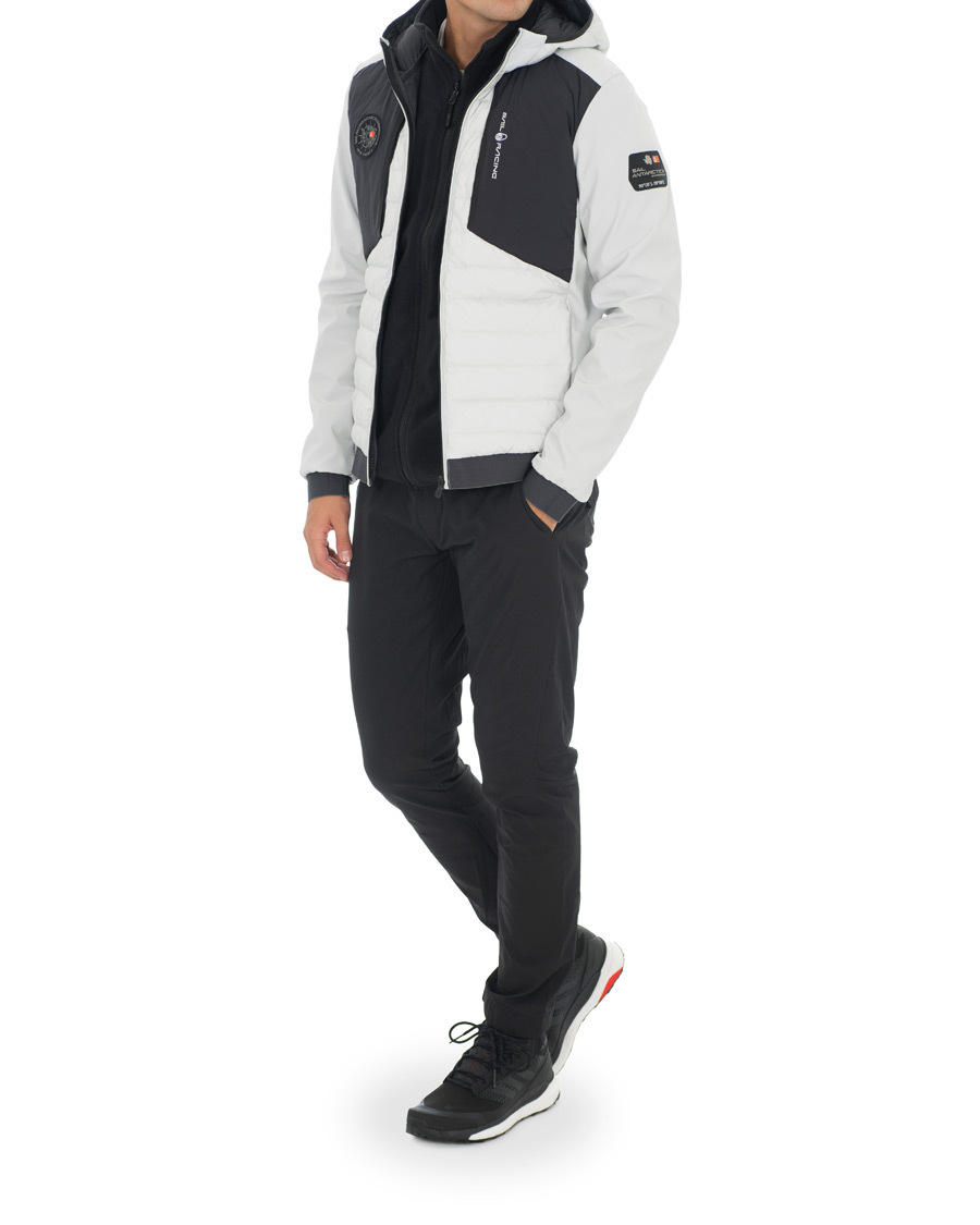 Herre | Jakker | Sail Racing | Antarctica Hybrid Hooded Jacket White