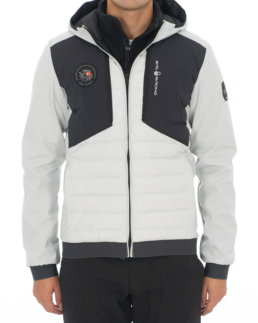 Herre | Jakker | Sail Racing | Antarctica Hybrid Hooded Jacket White