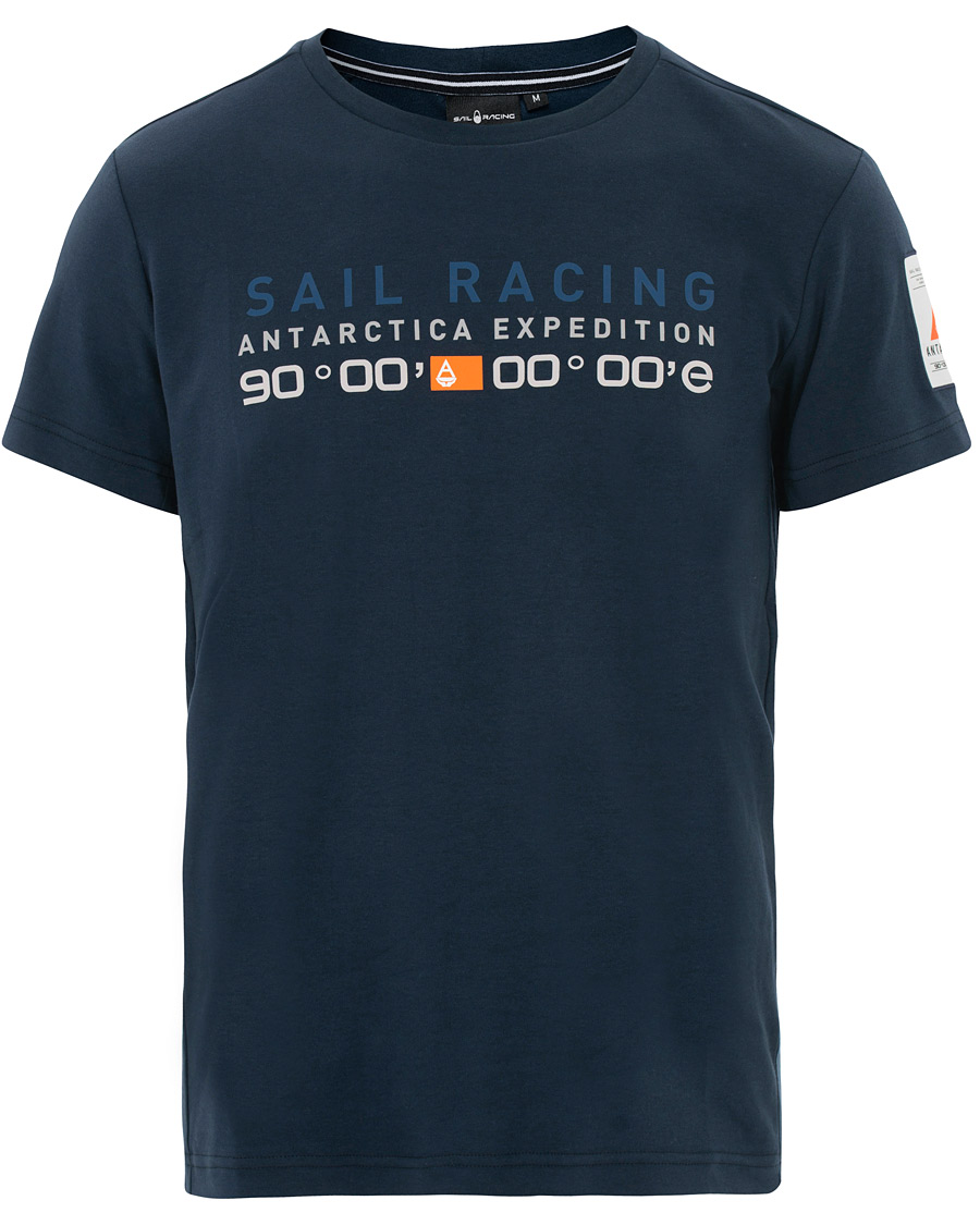 Sail Racing Antarctica Crew Neck Tee Navy hos CareOfCarl.no