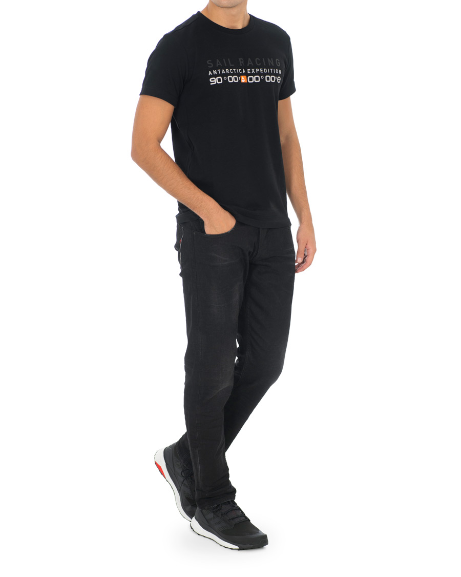 Herre | T-Shirts | Sail Racing | Antarctica Crew Neck Tee Carbon