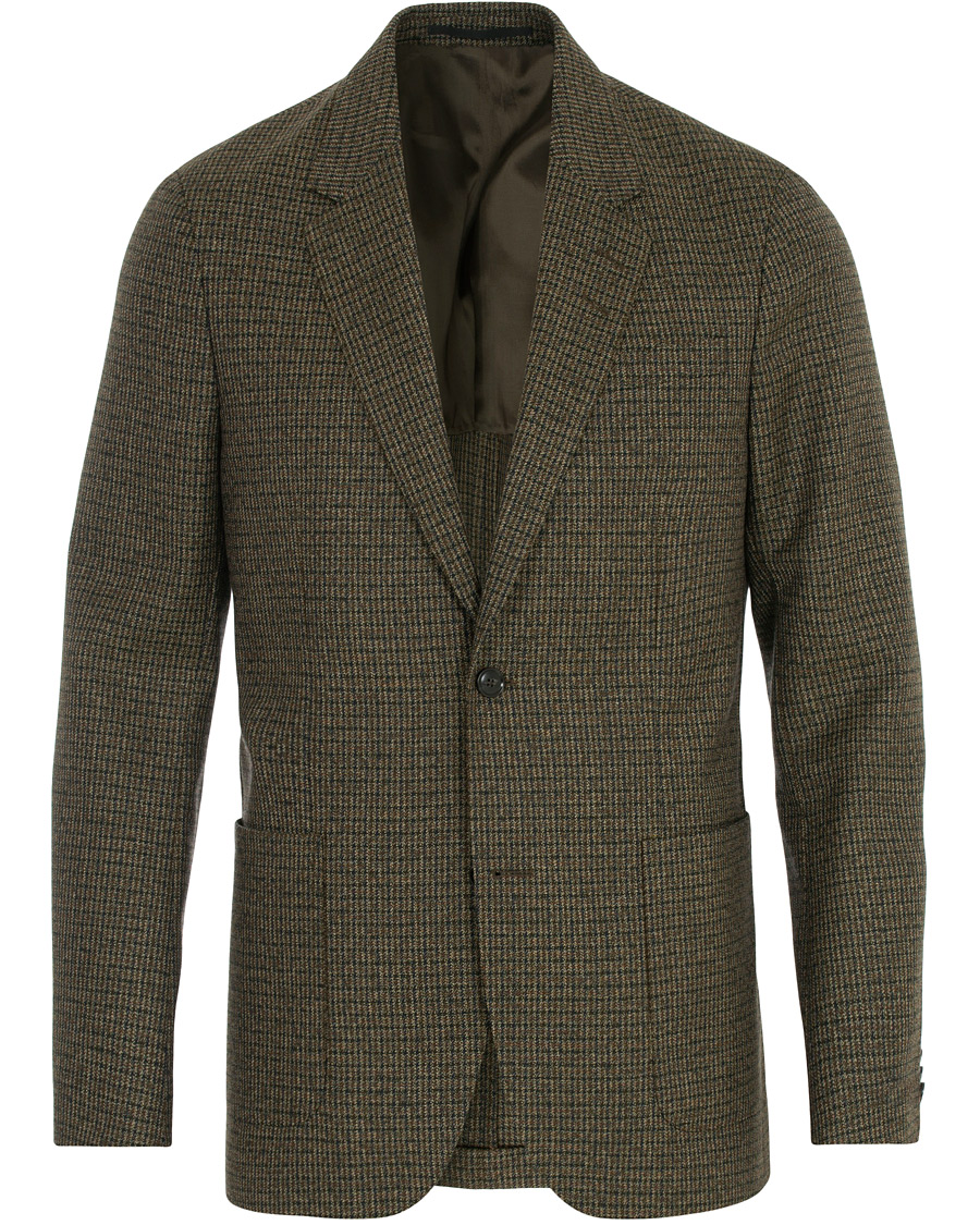 Herre | Dressjakker | Tiger of Sweden | Josef Checked Wool Blazer Brown