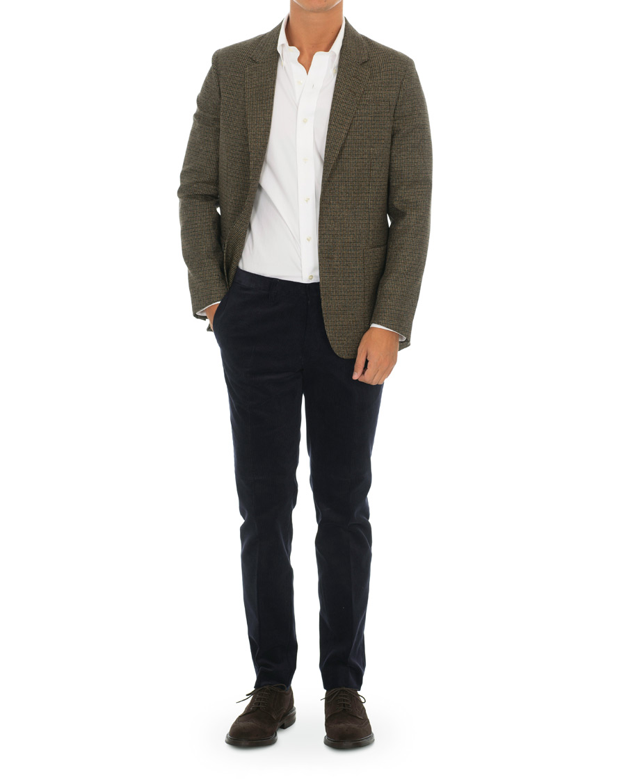 Herre | Dressjakker | Tiger of Sweden | Josef Checked Wool Blazer Brown