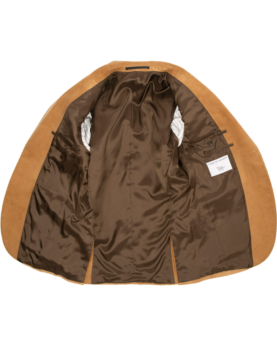 Herre | Dressjakker | Tiger of Sweden | Jamonte Corduroy Blazer Dark Sand