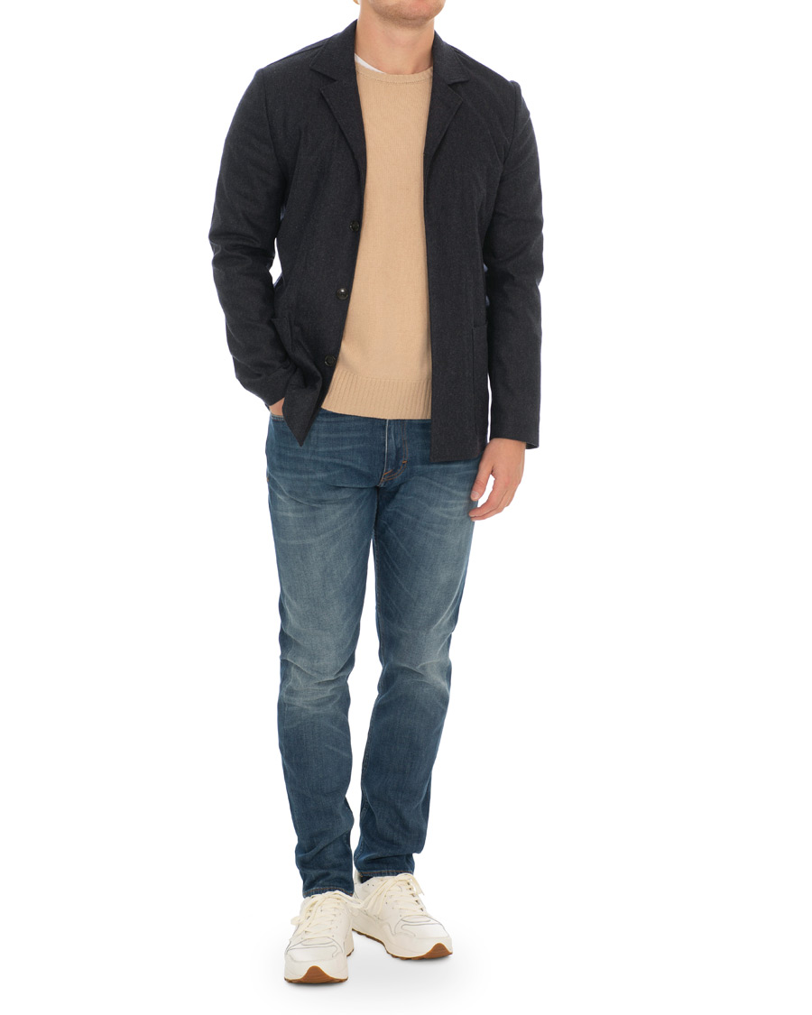 Herre | Dressjakker | Tiger of Sweden | Jimmie Leisure Blazer Shirt Navy