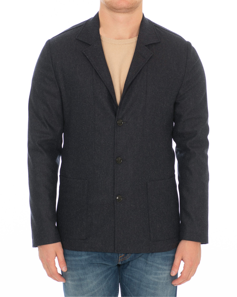 Herre | Dressjakker | Tiger of Sweden | Jimmie Leisure Blazer Shirt Navy