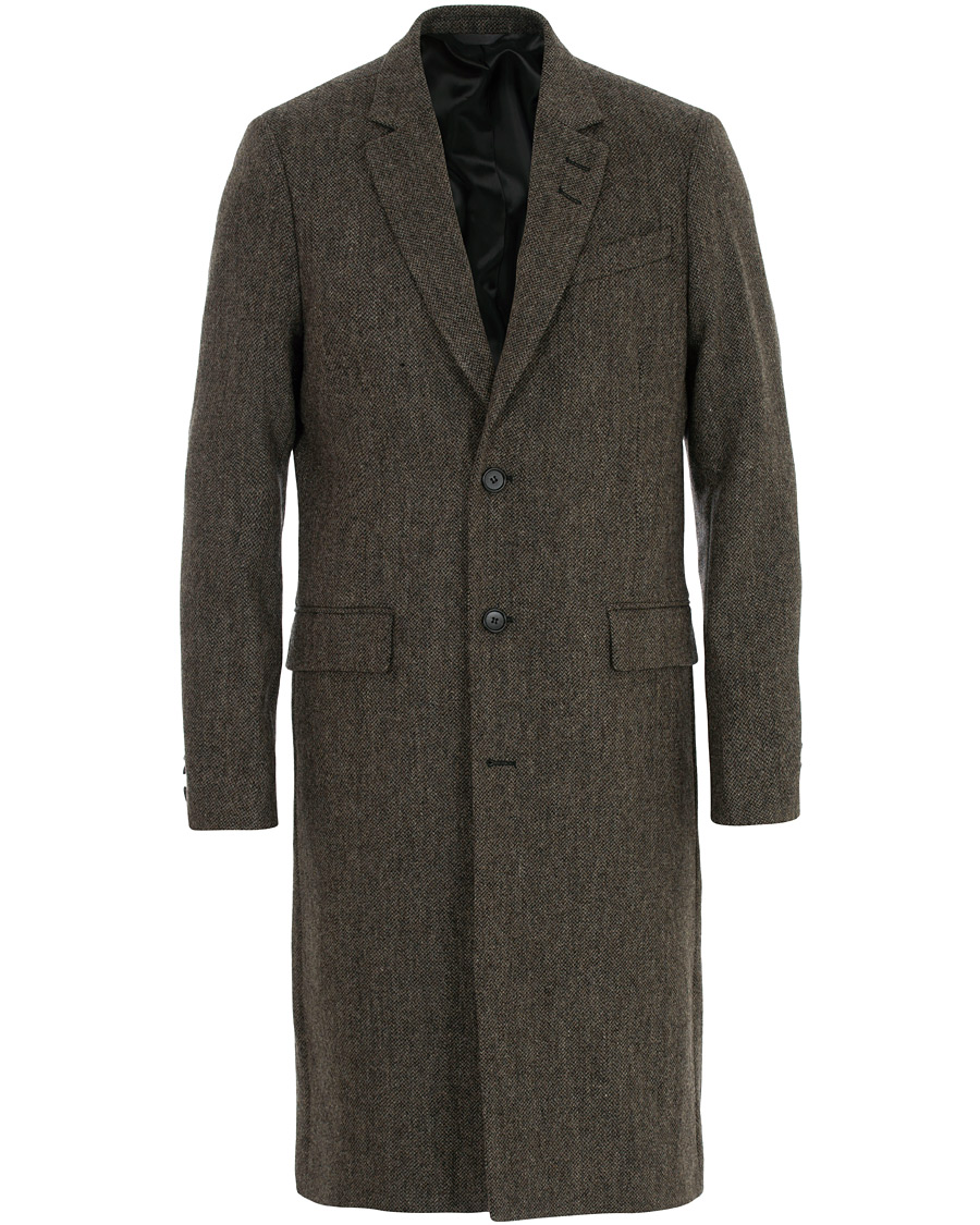 Herre | Jakker | Tiger of Sweden | Coltmar Structured Wool Coat Brown