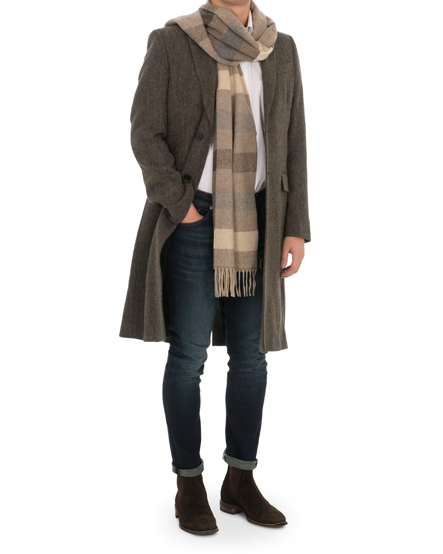 Herre | Jakker | Tiger of Sweden | Coltmar Structured Wool Coat Brown