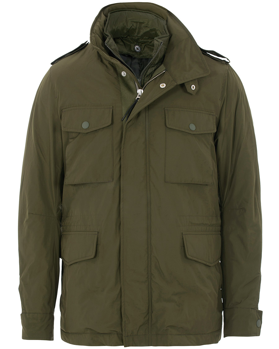 Herre | Jakker | Tiger of Sweden | Ossien Padded Field Jacket Military Green