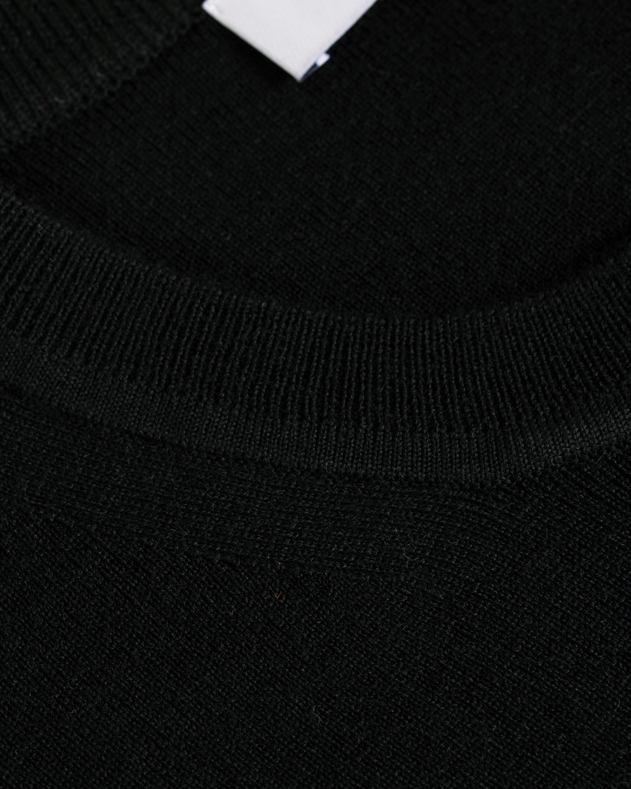 Herre | Gensere | Tiger of Sweden | Harvik Wool Logo Crew Neck Black