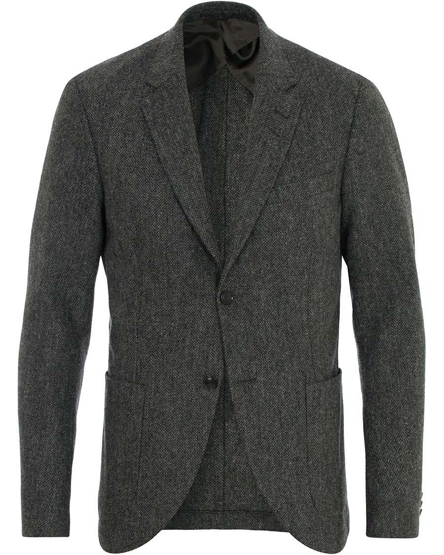Herre | Dressjakker | Tiger of Sweden | Jamot Half Lined Structured Wool Blazer Grey Melange