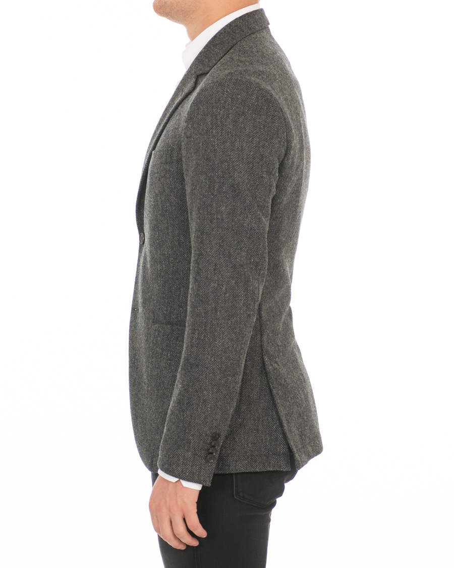Herre | Dressjakker | Tiger of Sweden | Jamot Half Lined Structured Wool Blazer Grey Melange
