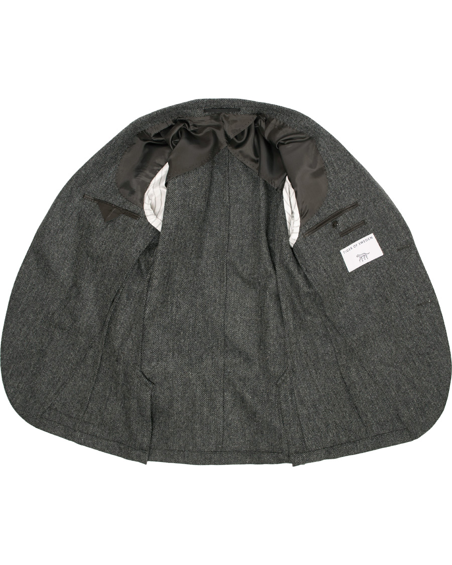 Herre | Dressjakker | Tiger of Sweden | Jamot Half Lined Structured Wool Blazer Grey Melange