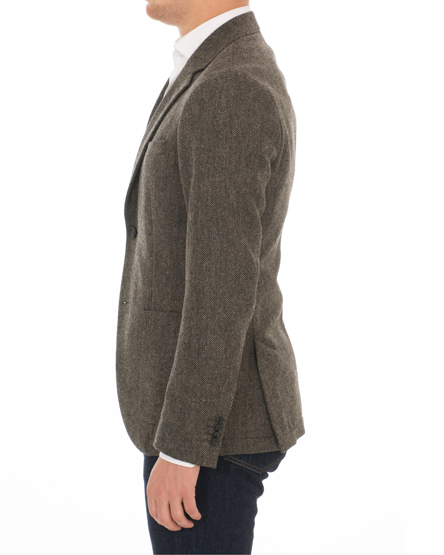 Herre | Dressjakker | Tiger of Sweden | Jamot Half Lined Structured Wool Blazer Brown