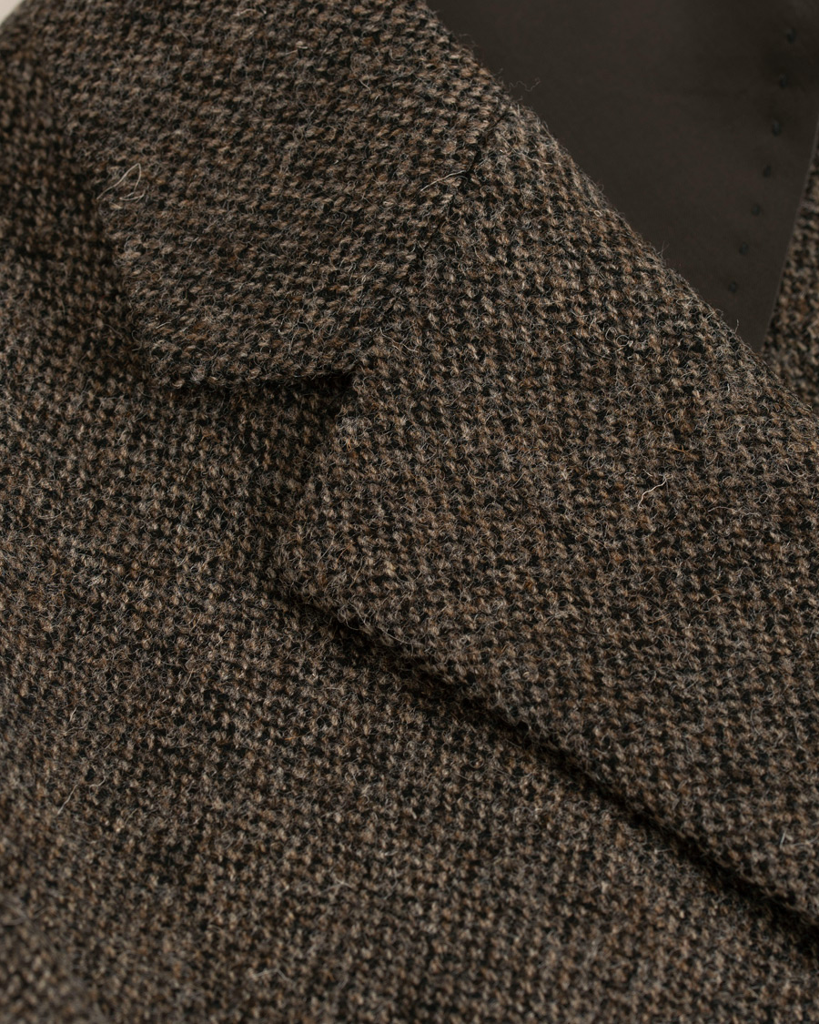 Herre | Dressjakker | Tiger of Sweden | Jamot Half Lined Structured Wool Blazer Brown
