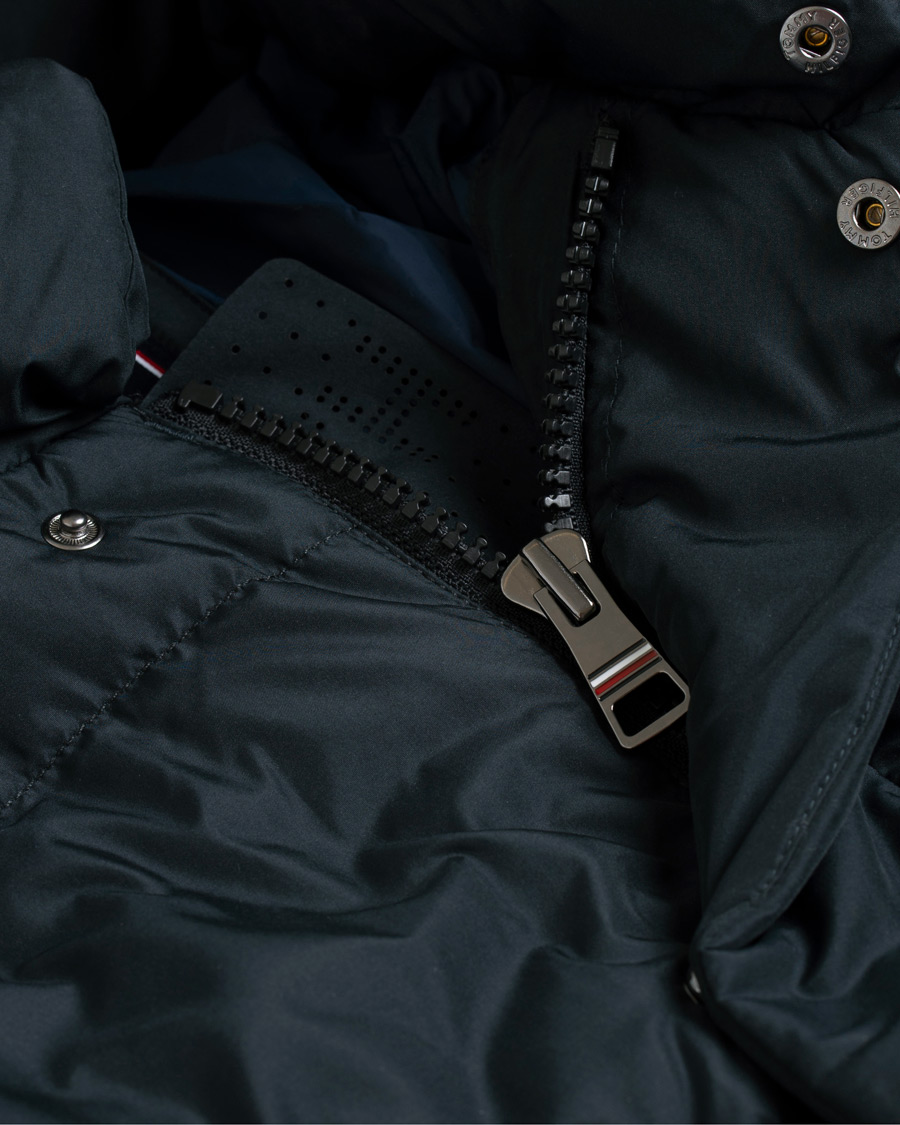 Herre | Jakker | Tommy Hilfiger | Hooded Bomber Down Jacket Jet Black