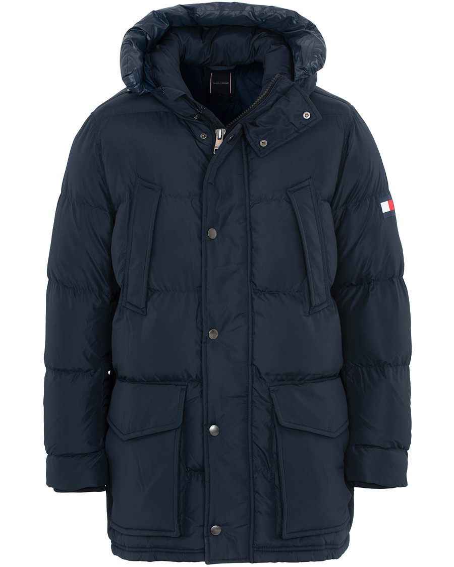 Herre | Jakker | Tommy Hilfiger | Hooded Down Parka Sky Captain