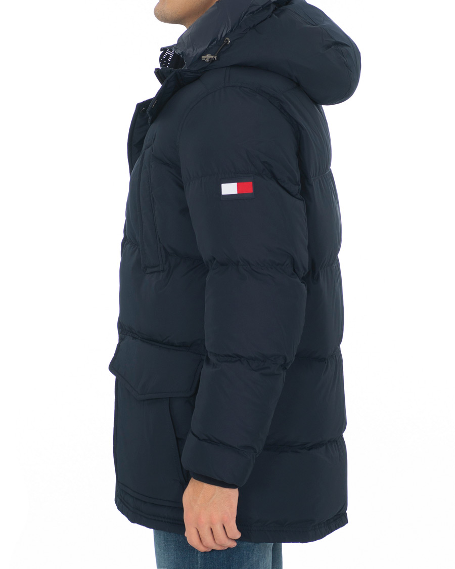 Herre | Jakker | Tommy Hilfiger | Hooded Down Parka Sky Captain