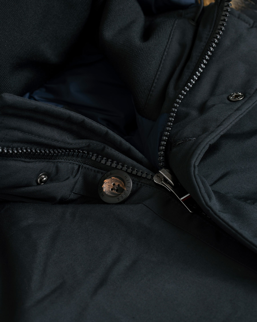 Herre | Jakker | Tommy Hilfiger | Hampton Down Fake Fur Parka Jet Black