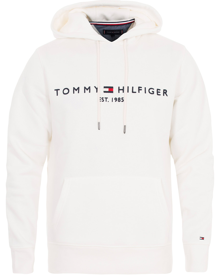 Herre | Gensere | Tommy Hilfiger | Logo Hoodie Snow White
