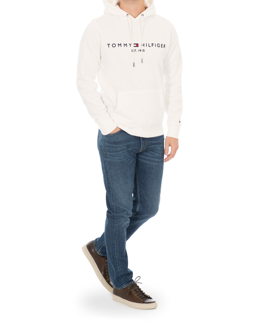 Herre | Gensere | Tommy Hilfiger | Logo Hoodie Snow White