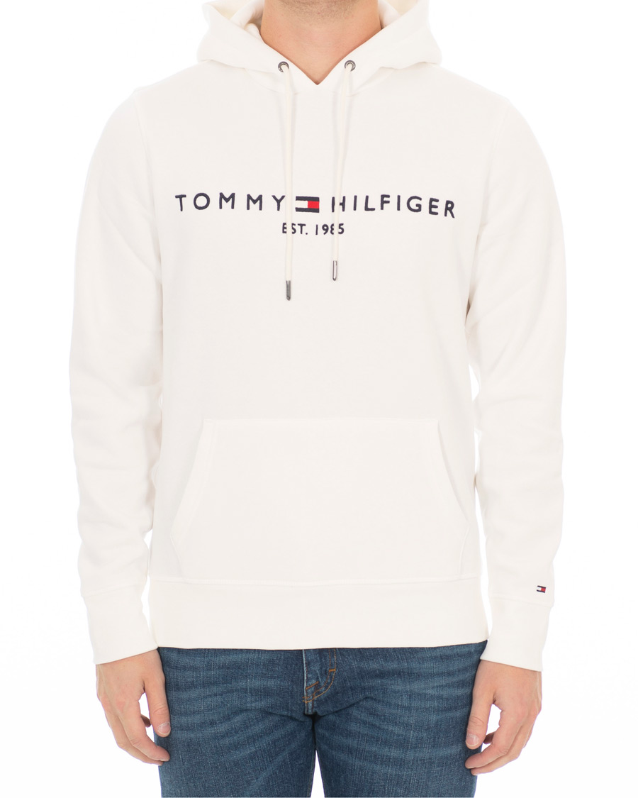 Herre | Gensere | Tommy Hilfiger | Logo Hoodie Snow White