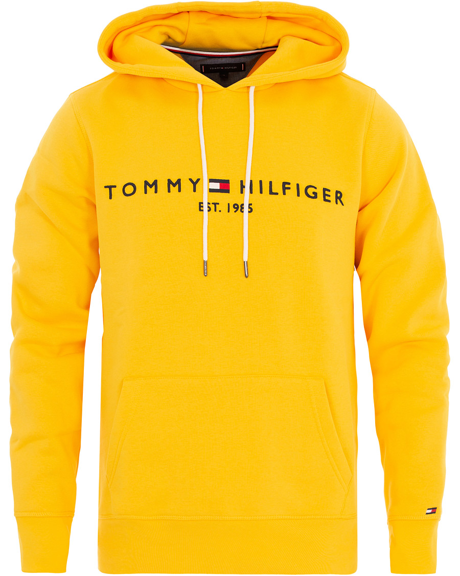 Herre | Gensere | Tommy Hilfiger | Logo Hoodie Spectra Yellow