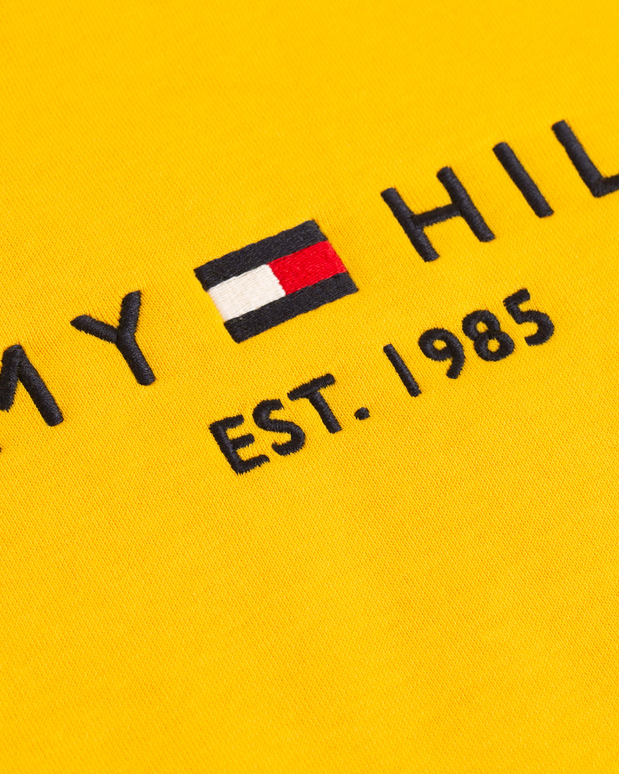 Herre | Gensere | Tommy Hilfiger | Logo Hoodie Spectra Yellow