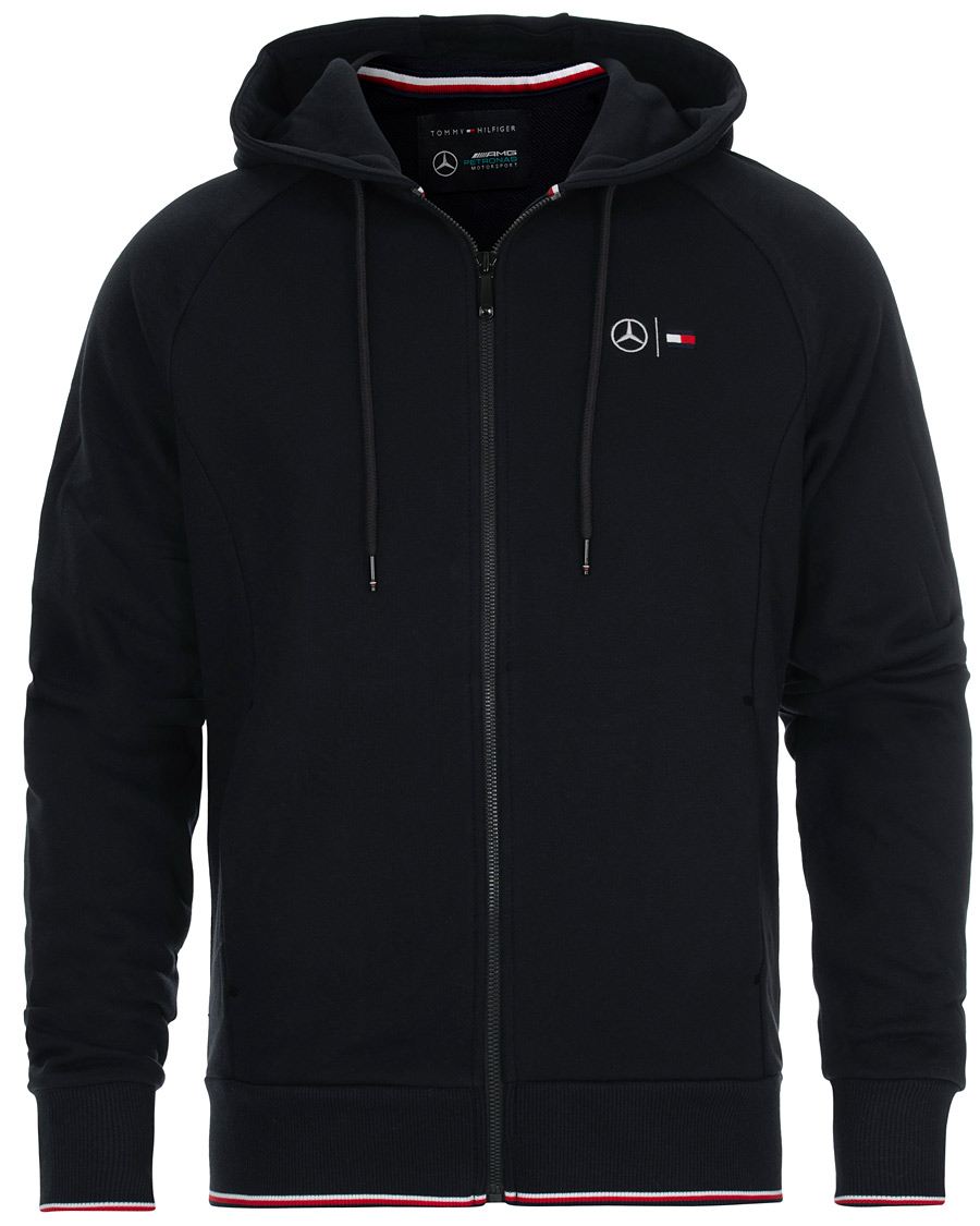Herre | Gensere | Tommy Hilfiger | Mercedes Benz Full Zip Jet Black