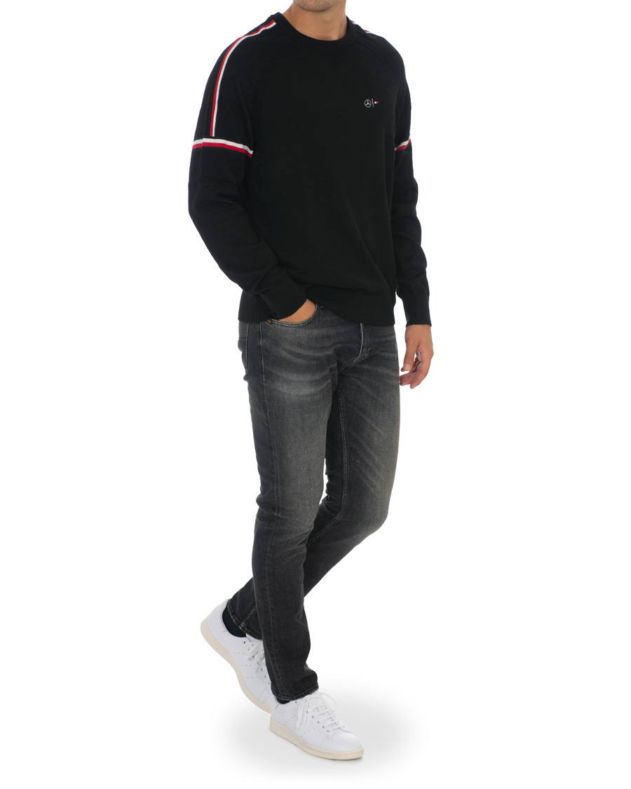 Herre | Gensere | Tommy Hilfiger | Mercedes Benz Stripe Sweatshirt Jet Black