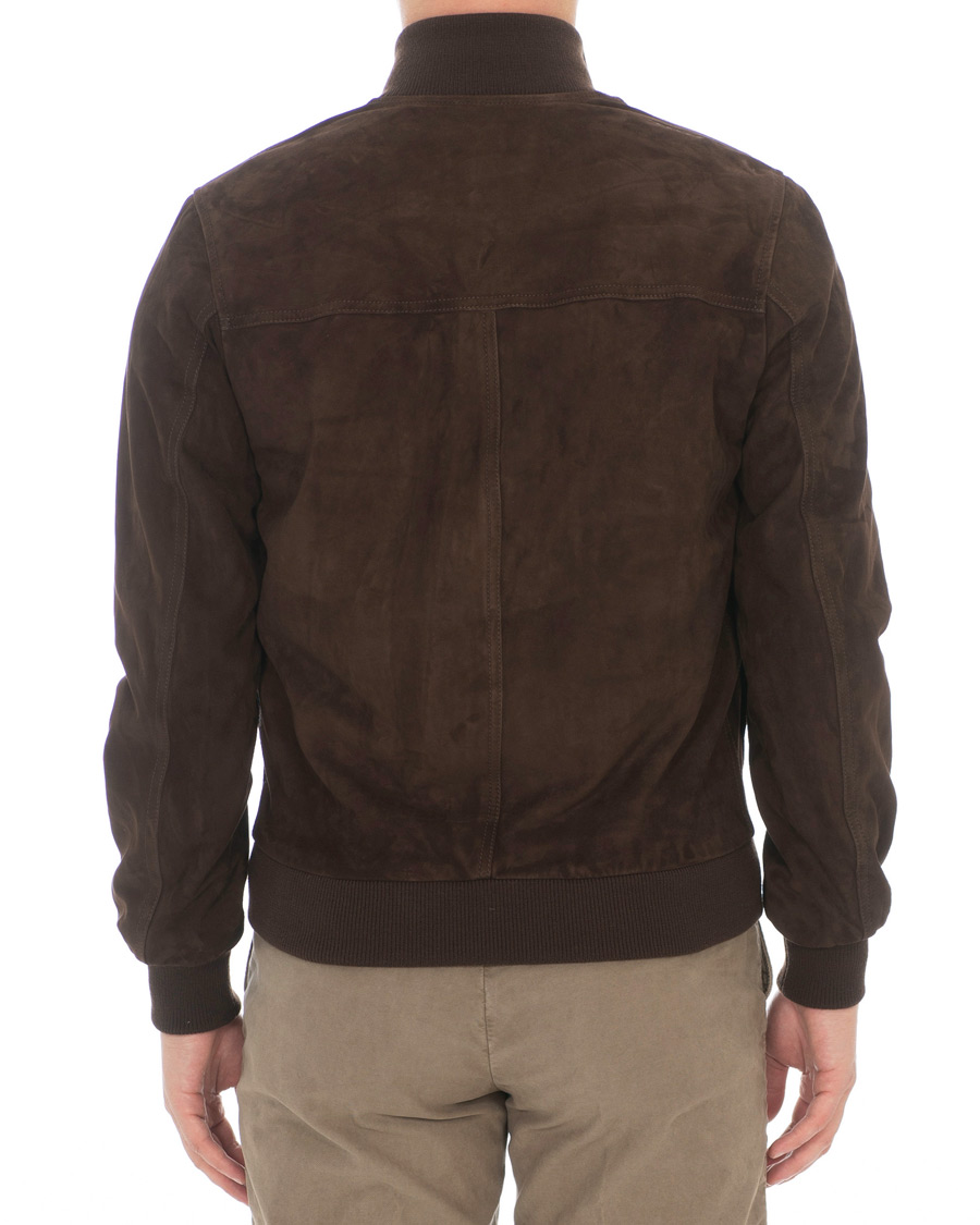 Herre | Jakker | Valstar | Valstarino Suede Jacket Dark Brown