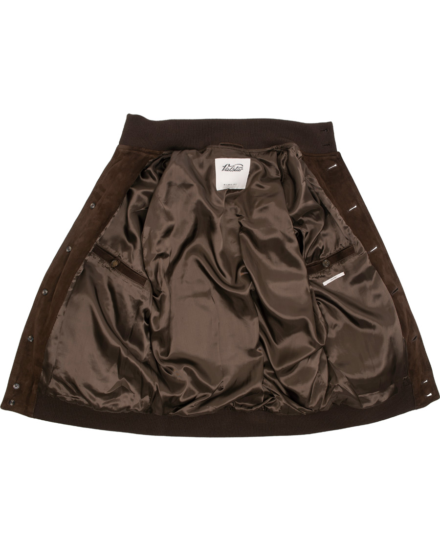 Herre | Jakker | Valstar | Valstarino Suede Jacket Dark Brown