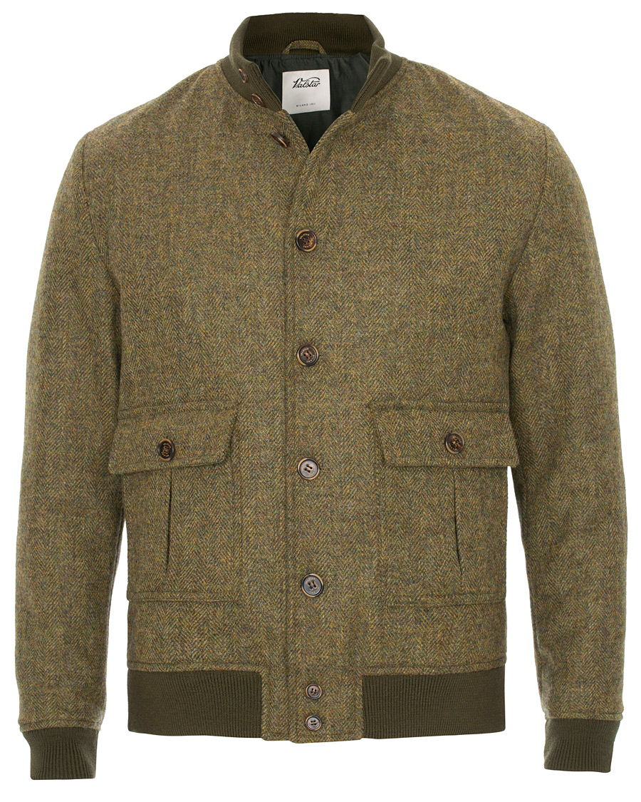 Herre | Jakker | Valstar | Valstarino Fox Flannel Tweed Jacket Green