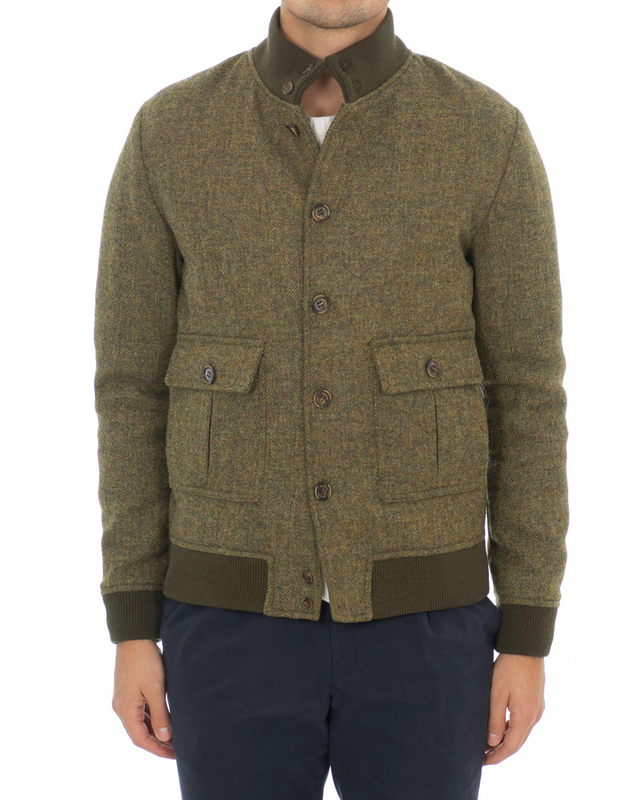 Herre | Jakker | Valstar | Valstarino Fox Flannel Tweed Jacket Green