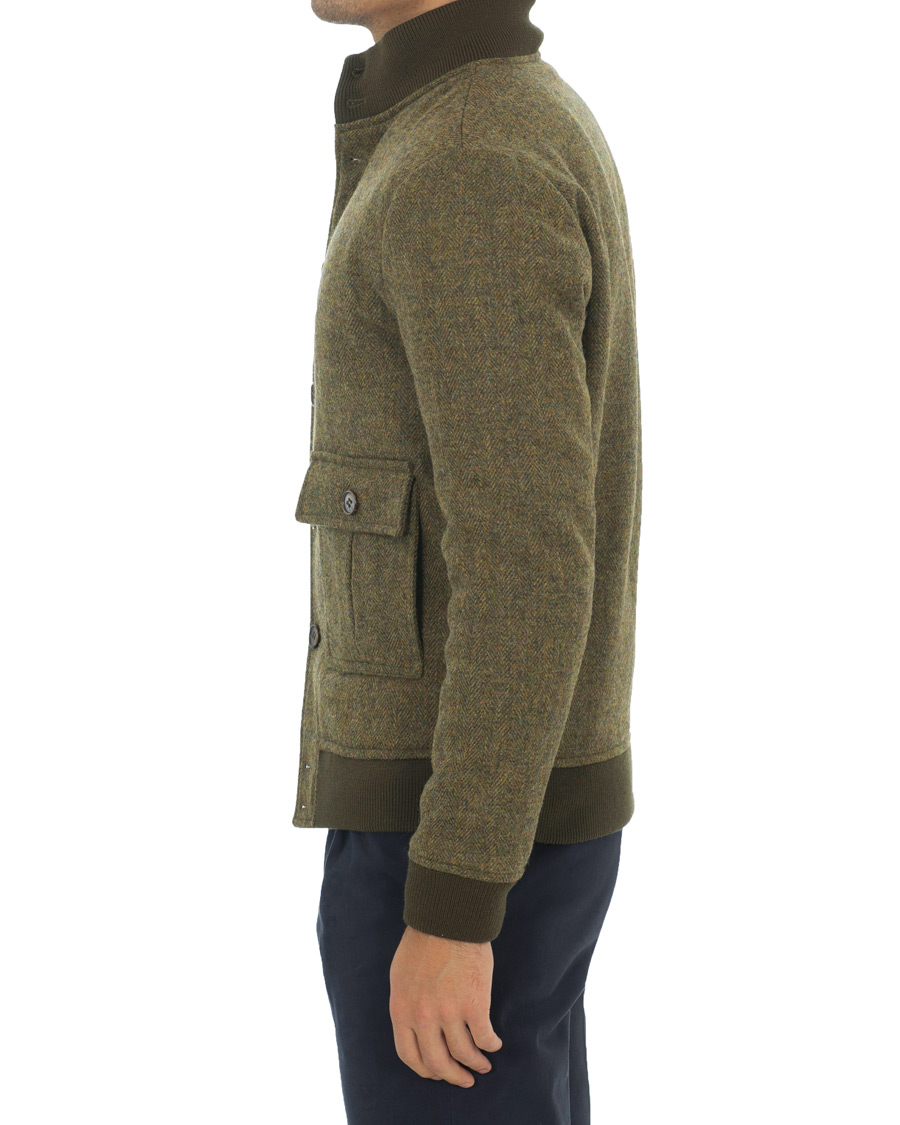 Herre | Jakker | Valstar | Valstarino Fox Flannel Tweed Jacket Green