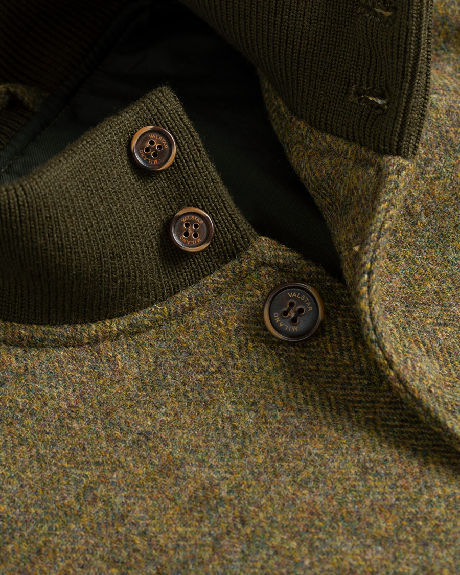 Herre | Jakker | Valstar | Valstarino Fox Flannel Tweed Jacket Green