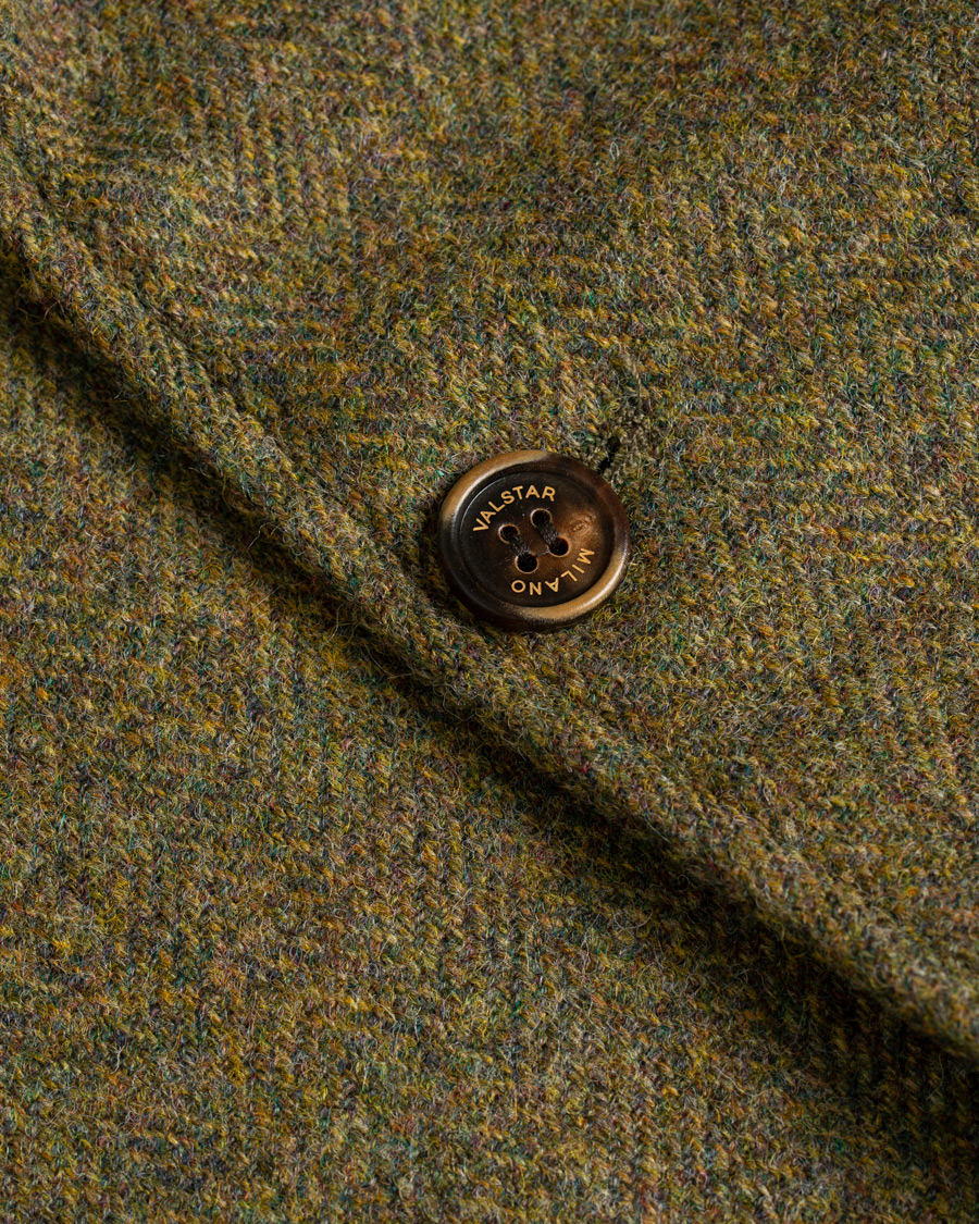 Herre | Jakker | Valstar | Valstarino Fox Flannel Tweed Jacket Green