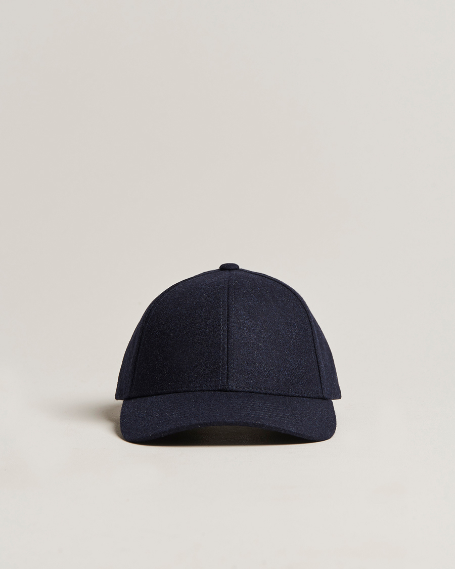 Herre | Varsity Headwear Flannel Baseball Cap Dark Navy | Varsity Headwear | Flannel Baseball Cap Dark Navy