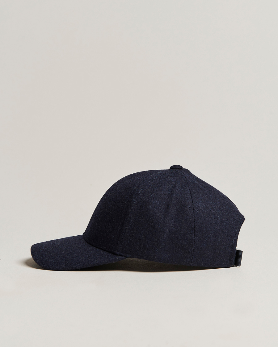 Herre | Varsity Headwear Flannel Baseball Cap Dark Navy | Varsity Headwear | Flannel Baseball Cap Dark Navy