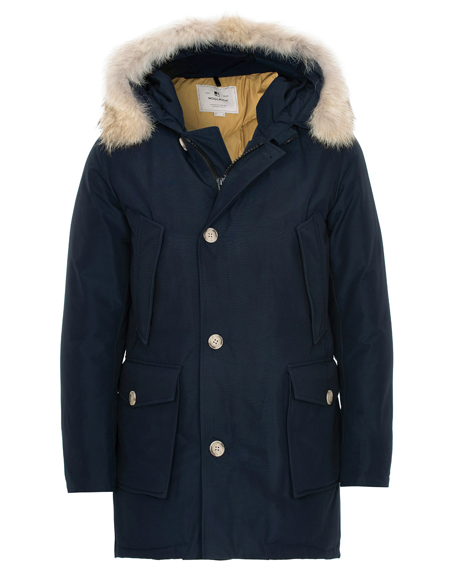 Herre | Jakker | Woolrich | Arctic Parka DF Melton Blue