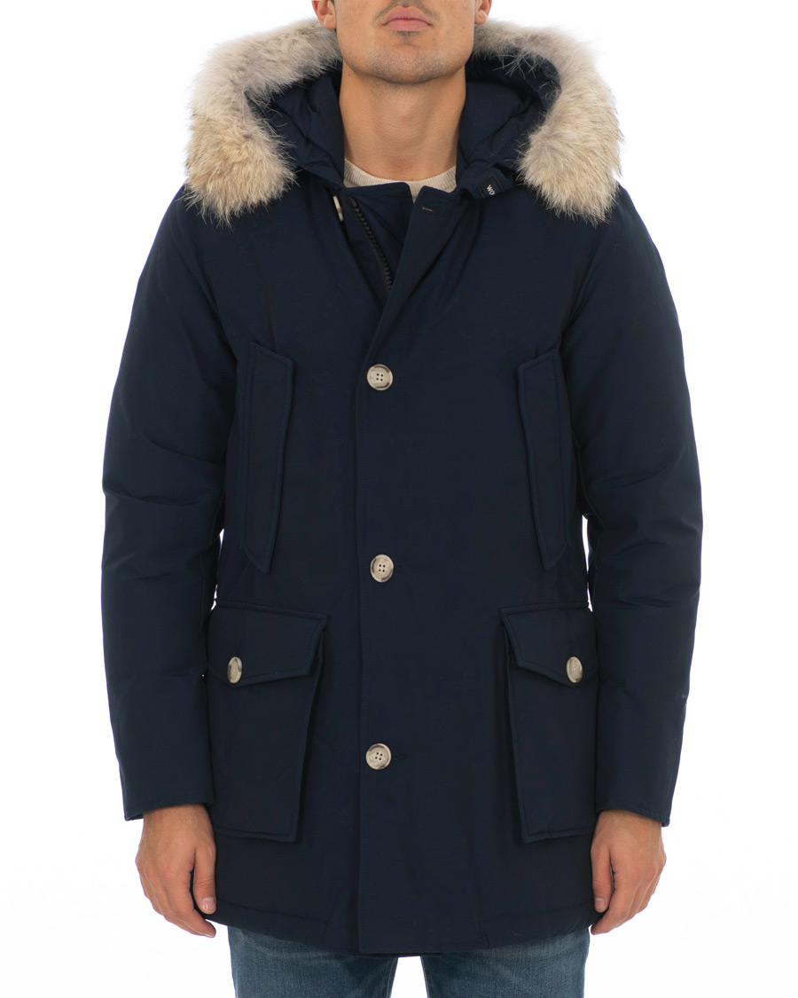 Herre | Jakker | Woolrich | Arctic Parka DF Melton Blue