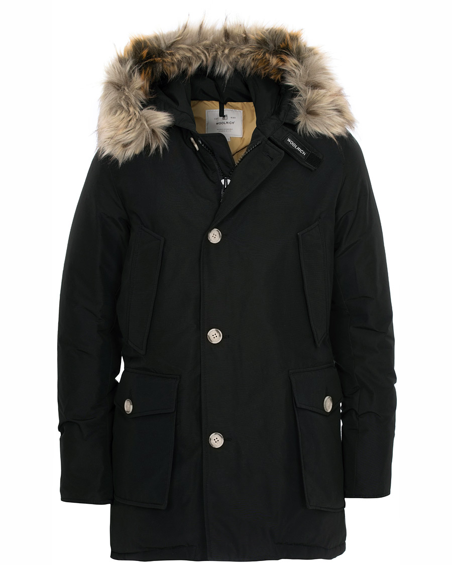 Herre | Jakker | Woolrich | Artic Parka Fake Fur New Black