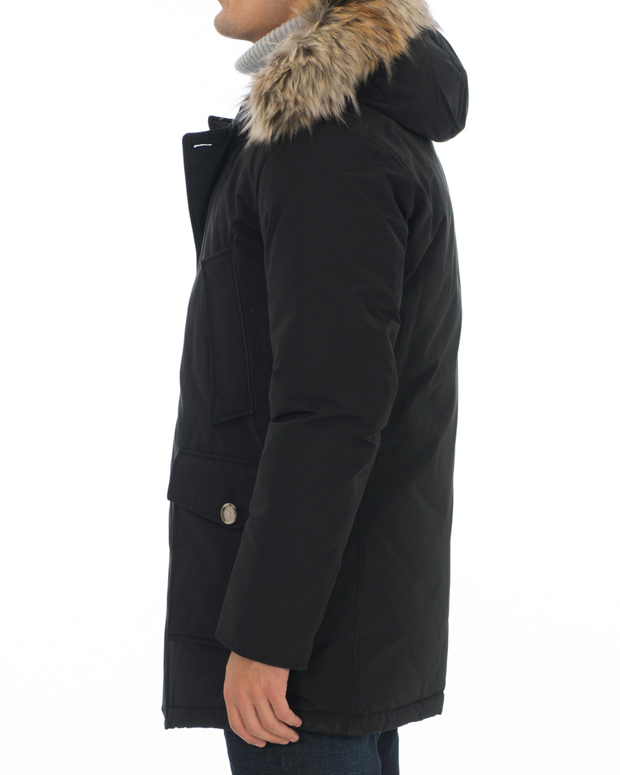 Herre | Jakker | Woolrich | Artic Parka Fake Fur New Black