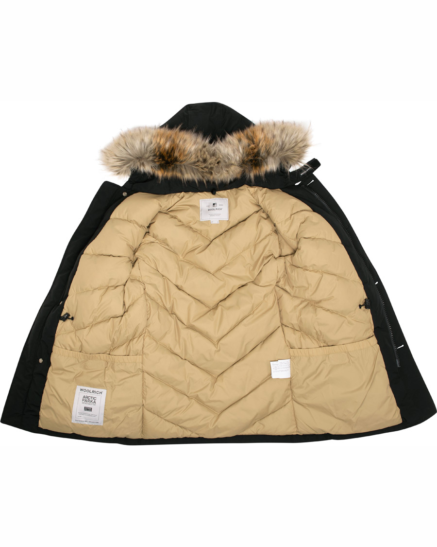 Herre | Jakker | Woolrich | Artic Parka Fake Fur New Black
