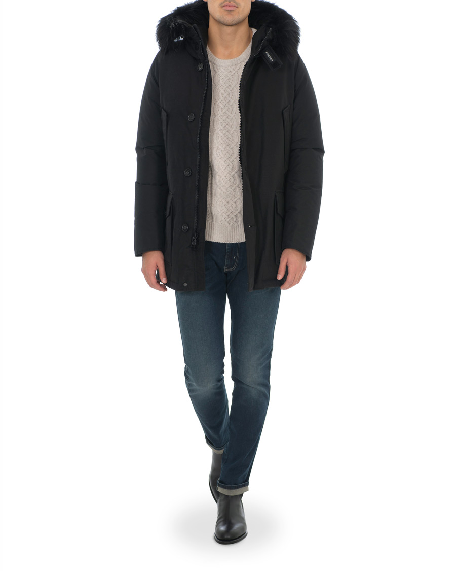 Herre | Jakker | Woolrich | Artic Parka Tonal Fur New Black