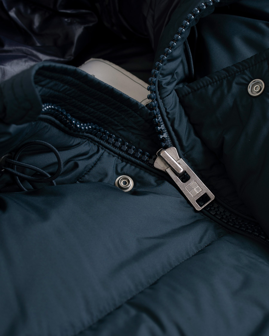 Herre | Jakker | Woolrich | Sierra Supreme Down Long Jacket Melton Blue