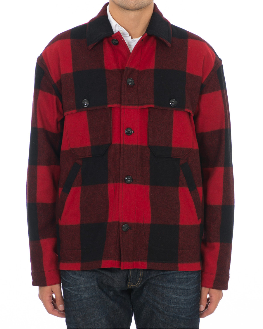 Herre | Jakker | Woolrich | Buffalo Check Jacket Red/Black