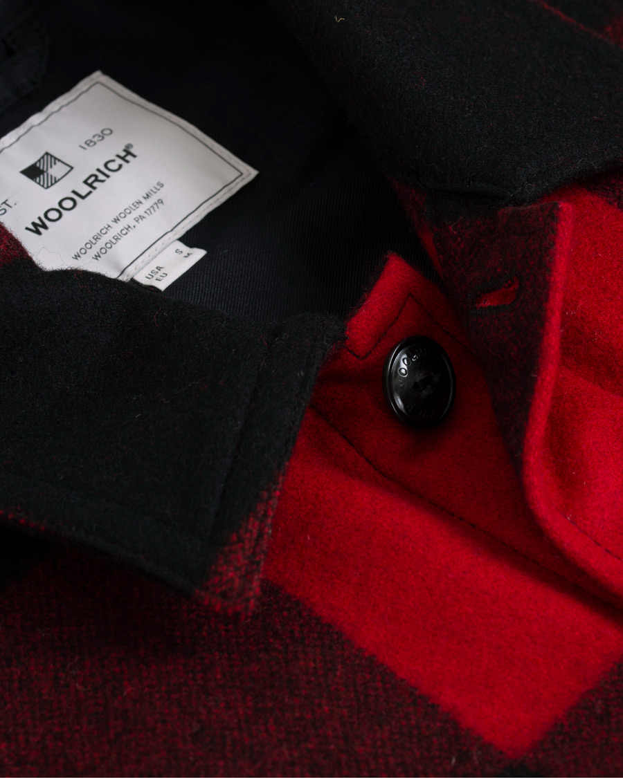 Herre | Jakker | Woolrich | Buffalo Check Jacket Red/Black