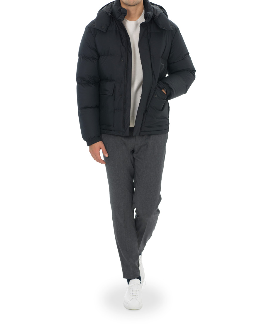 Herre | Jakker | Z Zegna | Techno Cotton Ultra Down Jacket Black